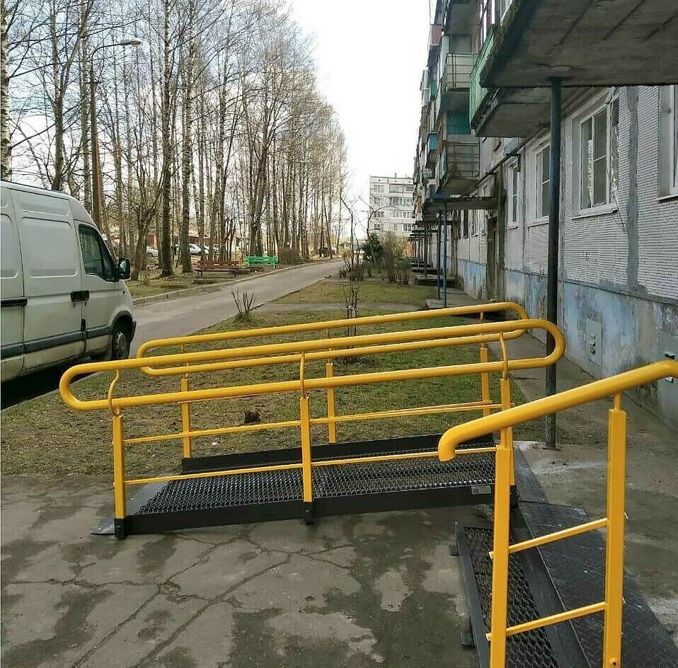 Пандус для инвалидов на крыльцо